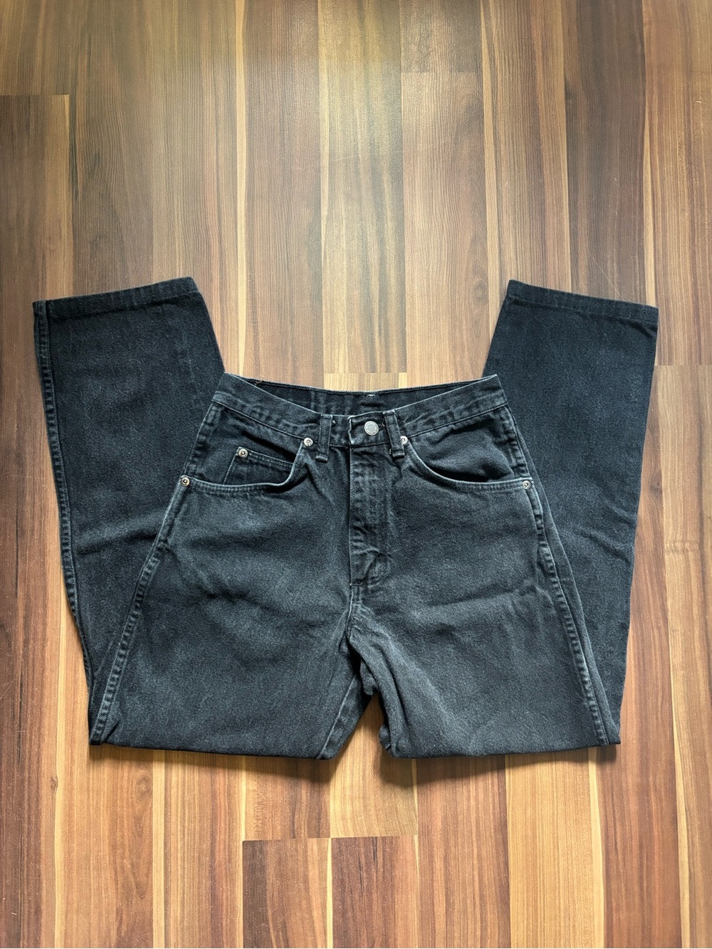 Wrangler Women's Black Boyfriend Jeans - Picture 3 of 5